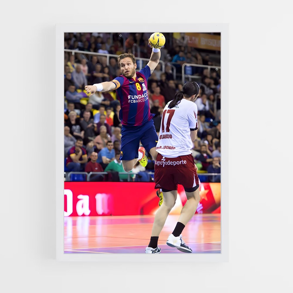 Poster Volée de Maître – affiche Handball (vue 3)